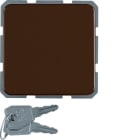 HAGER BOCCHIOTTI - Presa SCHUKO con coperchio a cerniera wg UP IP44 marrone lucido