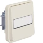 HAGER BOCCHIOTTI - puls. contatto NA con bilanciere a parete/da incasso Serie W.1 bianco pol. opac
