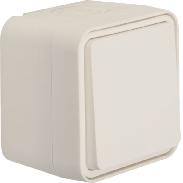 HAGER BOCCHIOTTI - Pulsante, contatto NA di chiusura Berker W.1 bianco polare opaco