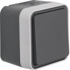 HAGER BOCCHIOTTI - Pulsante, contatto NA di chiusura Berker W.1 grigio/grigio chiaro opaco