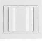 HAGER BOCCHIOTTI - Spia luminosa con cornice Berker K.1 bianco polare lucido