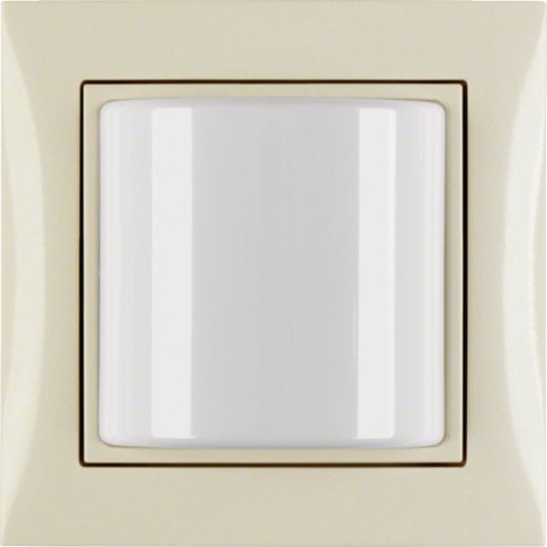HAGER BOCCHIOTTI - Spia luminosa con cornice Berker S.1 bianco lucido