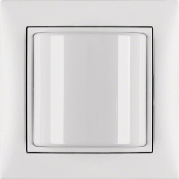 HAGER BOCCHIOTTI - Spia luminosa con cornice Berker S.1 bianco polare opaco