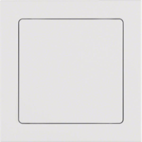 HAGER BOCCHIOTTI - Alimentatore con cornice Berker Q.3 bianco polare velluto