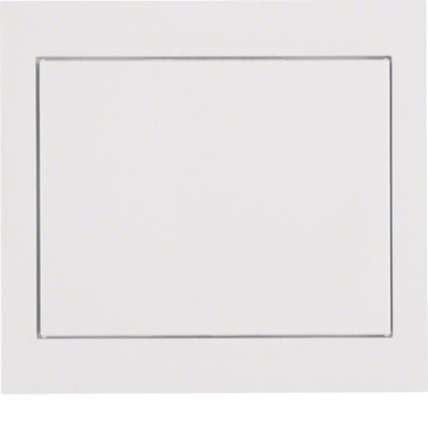 HAGER BOCCHIOTTI - Alimentatore con cornice Berker K.1 bianco polare lucido