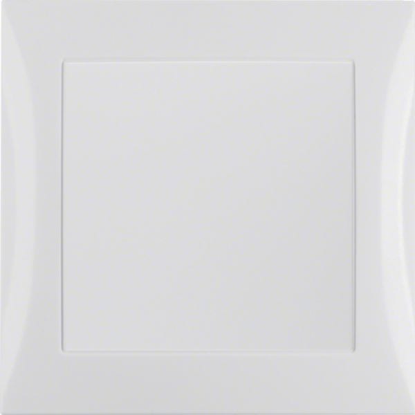 HAGER BOCCHIOTTI - Alimentatore con cornice Berker S.1 bianco polare lucido