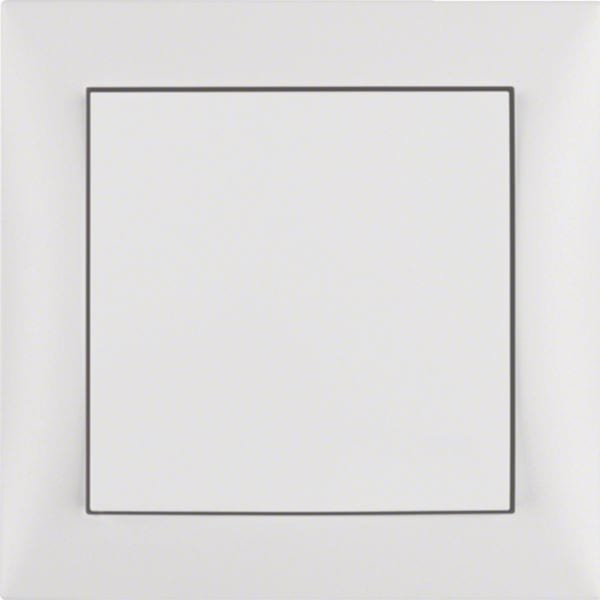 HAGER BOCCHIOTTI - Alimentatore con cornice Berker S.1 bianco polare opaco