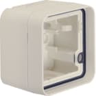 HAGER BOCCHIOTTI - Scatola con cornice a parete Berker W.1 bianco polare opaco