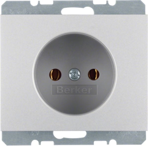 HAGER BOCCHIOTTI - Presa senza messa a terra Berker K.5 alu opaco, verniciato