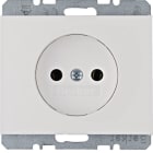 HAGER BOCCHIOTTI - Presa senza messa a terra Berker K.1 bianco polare