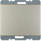 HAGER BOCCHIOTTI - Inserto cieco + pezzo c.le attacco e graffe Serie K.5 acciaio inox.metallo opac