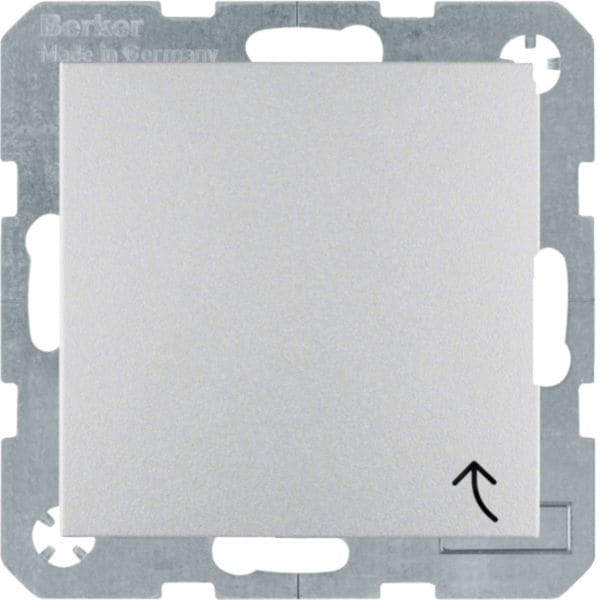 HAGER BOCCHIOTTI - Presa con spinotto di messa a terra e coperchio S.1/B.3/B.7 IP44 alluminio opaco