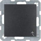 HAGER BOCCHIOTTI - Presa con spinotto di messa a terra e coperchio S.1/B.3/B.7 IP44 antracite opaco