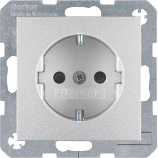 HAGER BOCCHIOTTI - Presa SCHUKO Serie B.7 alu opaco, verniciato