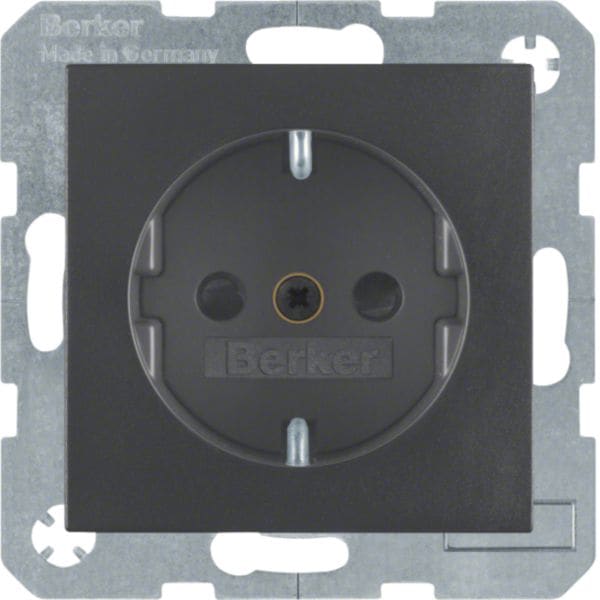 HAGER BOCCHIOTTI - Presa SCHUKO Serie B.3/B.7 antracite opaco