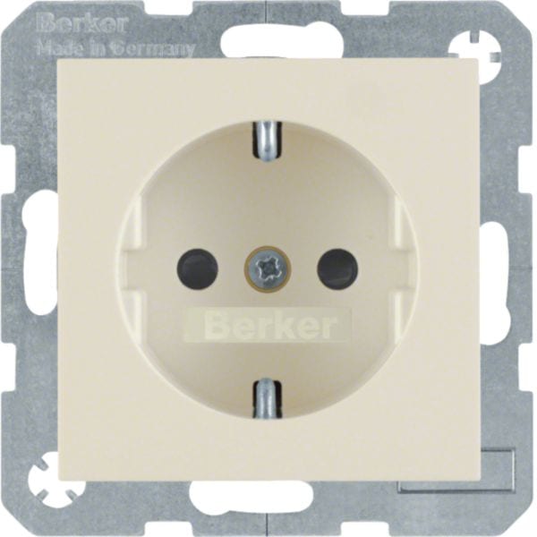 HAGER BOCCHIOTTI - Presa SCHUKO Serie S.1 bianco lucido