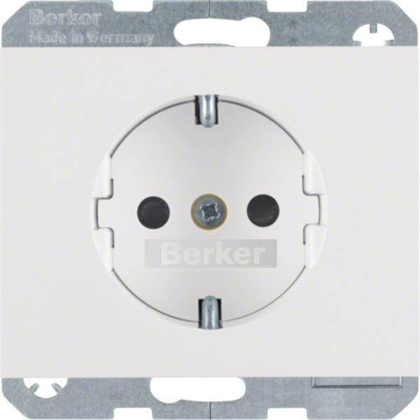 HAGER BOCCHIOTTI - Presa SCHUKO Berker K.1 bianco polare lucido