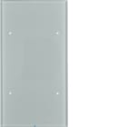 HAGER BOCCHIOTTI - Sensore touch doppio comfort?con accoppiatore bus KNX?Berker TS Sensor vetro alu