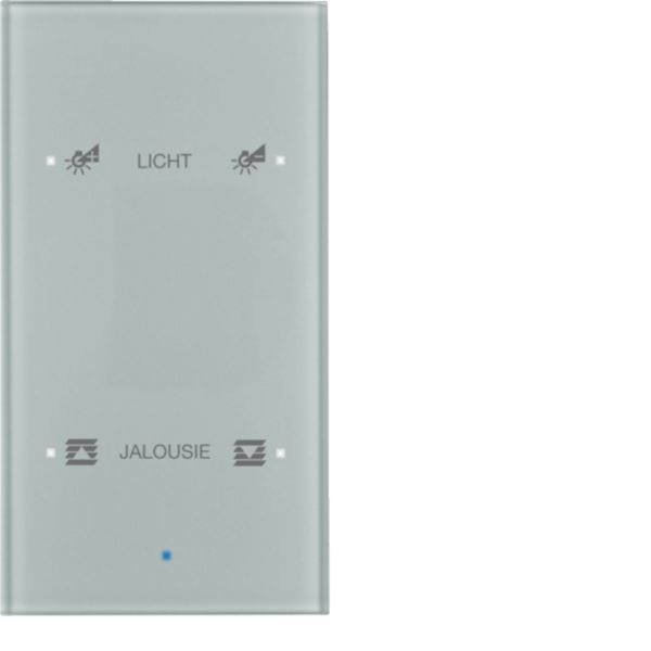 HAGER BOCCHIOTTI - Sensore vetro KNX doppio comfort KNX - Serie TS Sensor vetro alu
