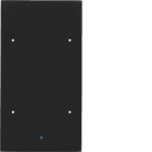HAGER BOCCHIOTTI - Sensore touch doppio comfort?con accoppiator bus KNX?Berker TS Sensor vetro nero