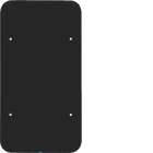 HAGER BOCCHIOTTI - Sensore touch doppio comfort KNX - Serie R.1 vetro nero