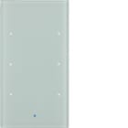 HAGER BOCCHIOTTI - Sensore vetro KNX triplo comfort KNX - Serie TS Sensor vetro bianco polare