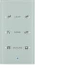 HAGER BOCCHIOTTI - Sensore vetro KNX triplo comfort KNX - Serie TS Sensor vetro bianco polare