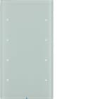 HAGER BOCCHIOTTI - Sensore touch quadruplo comfort KNX - Serie R.3 vetro bianco polare