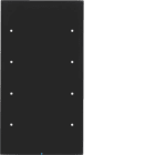 HAGER BOCCHIOTTI - Sensore touch quadruplo comfort KNX - Serie R.3 vetro nero