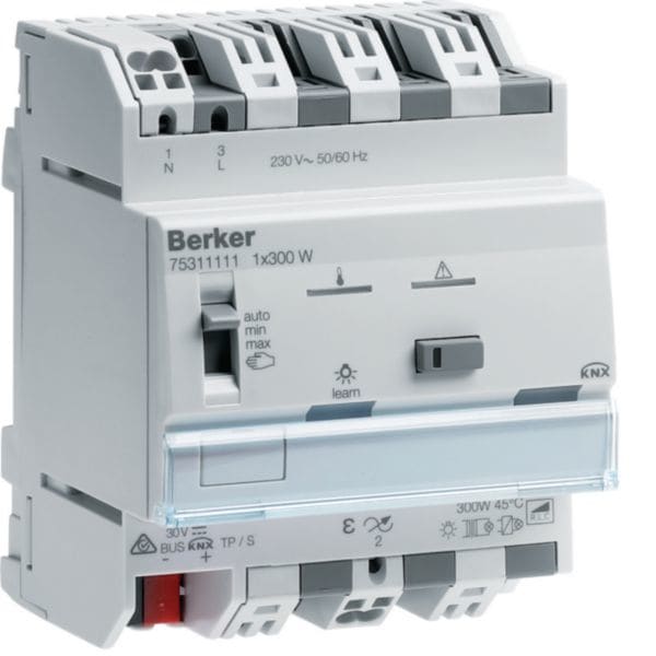 HAGER BOCCHIOTTI - attuatore dimmer universale singolo comfort 300 W KNX