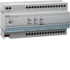 HAGER BOCCHIOTTI - Attuatore per veneziane a 12 comfort montaggio su guida 230 V KNX grigio chiaro
