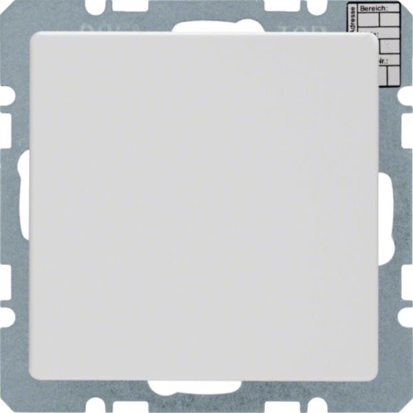 HAGER BOCCHIOTTI - Regolatore di temperatura?oggetto KNX - Berker Q.1/Q.3 bianco polare velluto