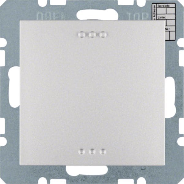 HAGER BOCCHIOTTI - Regolatore di temperatura?oggetto KNX - Berker B.7 alu opaco, verniciato
