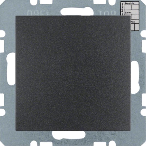 HAGER BOCCHIOTTI - Regolatore di temperatura?oggetto KNX - Berker B.3/B.7 antracite opaco