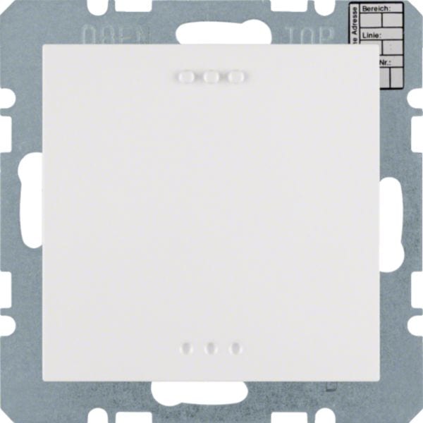 HAGER BOCCHIOTTI - Regolatore di temperatura?oggetto KNX - Berker S.1/B.3/B.7 bianco polare opaco
