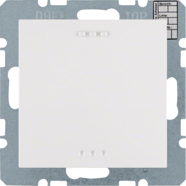HAGER BOCCHIOTTI - Sensore KNX CO2 + reg. umidità e temp. KNX - Serie S.1/B.3/B.7 bianco pol. opac