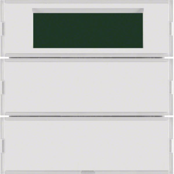 HAGER BOCCHIOTTI - Sens. a tasti doppio con Termostato KNX - Serie S.1/B.3/B.7 x bianco pol.