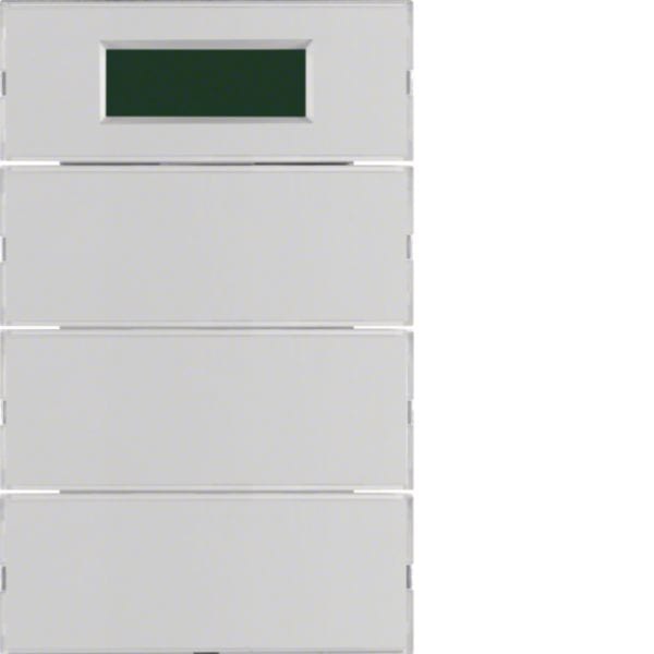 HAGER BOCCHIOTTI - Sensore a tasti triplo con Termostato KNX - Serie K.1 alu