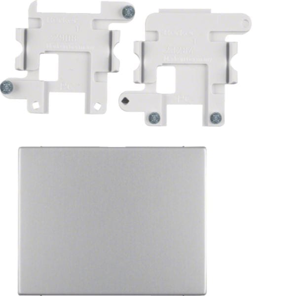 HAGER BOCCHIOTTI - Inserto cieco per accoppiatore bus KNX?Berker K.5 alu, alluminio anodizzato