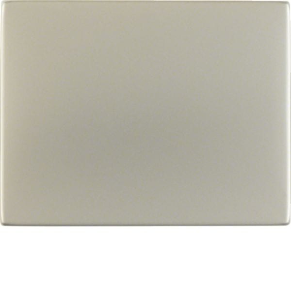 HAGER BOCCHIOTTI - Inserto cieco per accoppiatore bus KNX?Berker K.5 acciaio inox, metallo opaco