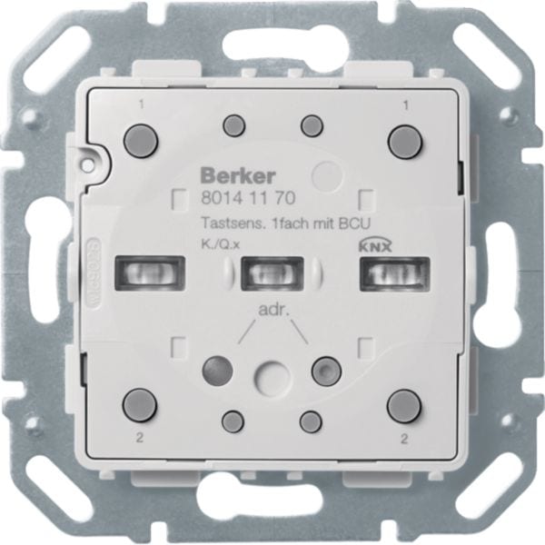 HAGER BOCCHIOTTI - Modulo sensore a tasti singolo KNX - Serie Q.x/K.x