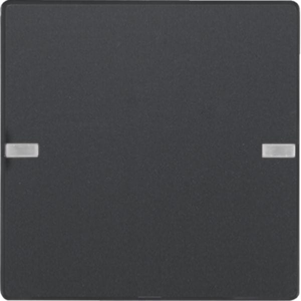 HAGER BOCCHIOTTI - Sensore a tasti singolo KNX - Serie Q.1/Q.3 antracite