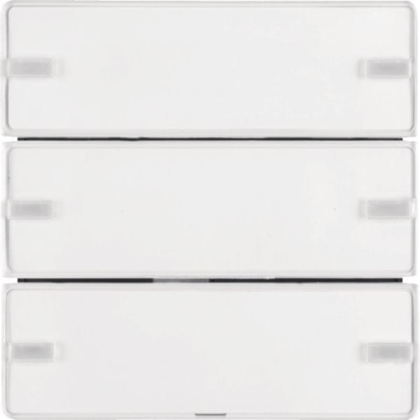 HAGER BOCCHIOTTI - Sensore a tasti triplo KNX - Serie Q.1/Q.3 bianco polare