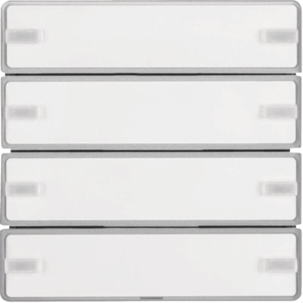 HAGER BOCCHIOTTI - Sensore a tasti quadruplo KNX - Serie Q.1/Q.3 alu