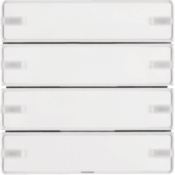 HAGER BOCCHIOTTI - Sensore a tasti quadruplo KNX - Serie Q.1/Q.3 bianco polare