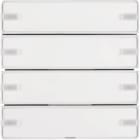 HAGER BOCCHIOTTI - Sensore a tasti quadruplo KNX - Serie Q.1/Q.3 bianco polare