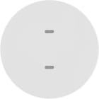 HAGER BOCCHIOTTI - Sensore a tasti singolo KNX - Berker R.1/R.3 bianco polare lucido