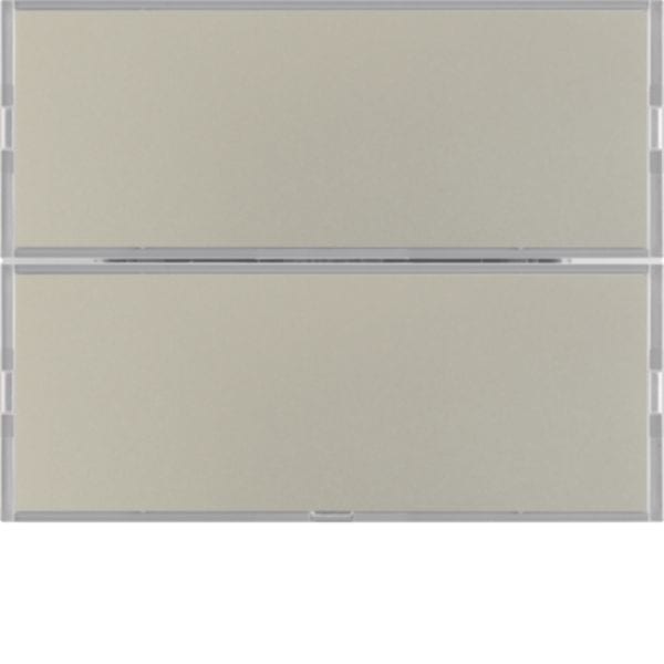 HAGER BOCCHIOTTI - Sensore a tasti doppio KNX - Serie K.5 acciaio inox