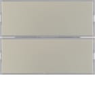 HAGER BOCCHIOTTI - Sensore a tasti doppio KNX - Serie K.5 acciaio inox