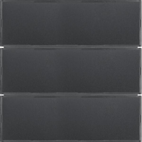 HAGER BOCCHIOTTI - Sensore a tasti triplo KNX - Serie S.1/B.3/B.7 per antracite e alu
